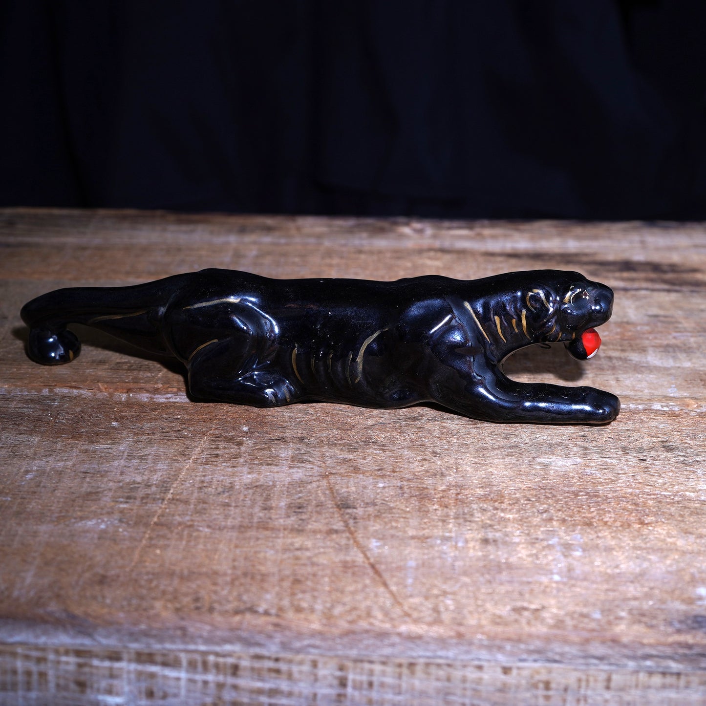 1950's ブラックパンサー オブジェ 19cm