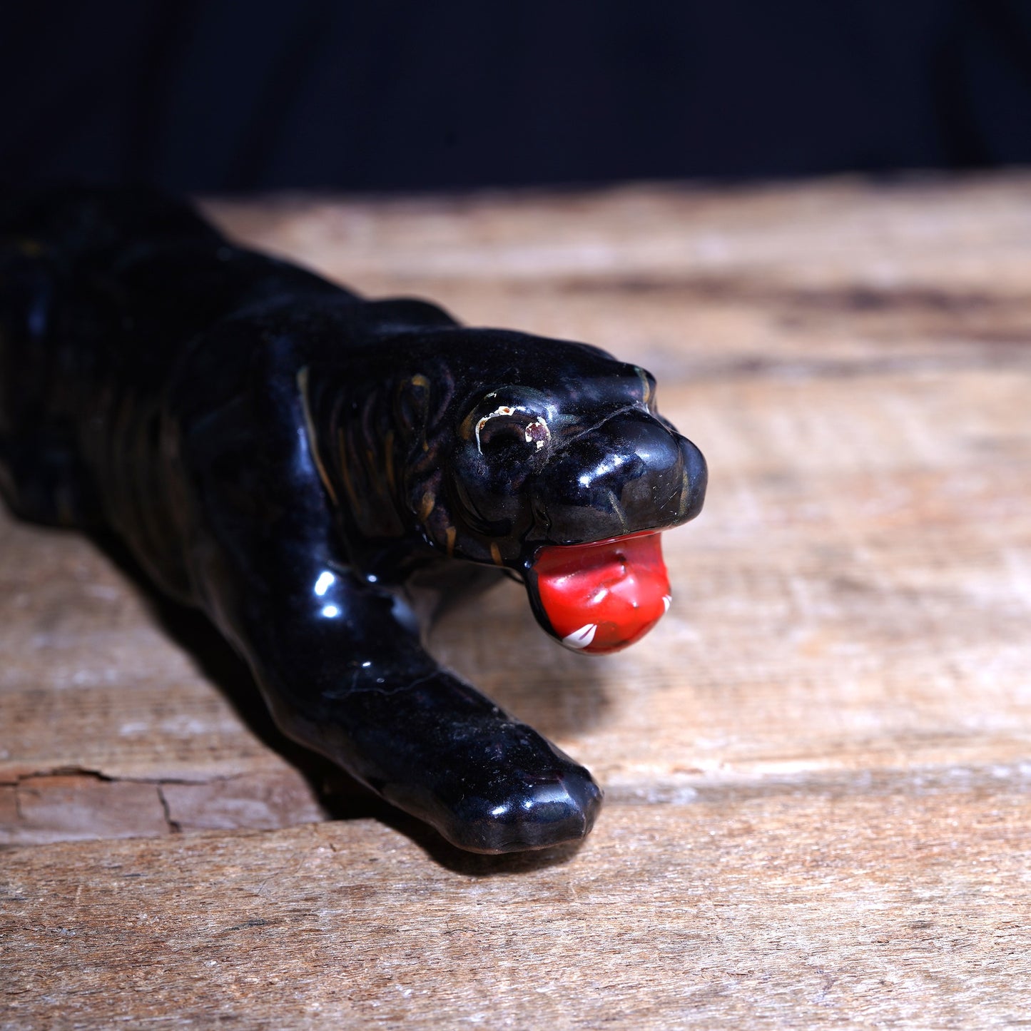 1950's ブラックパンサー オブジェ 19cm