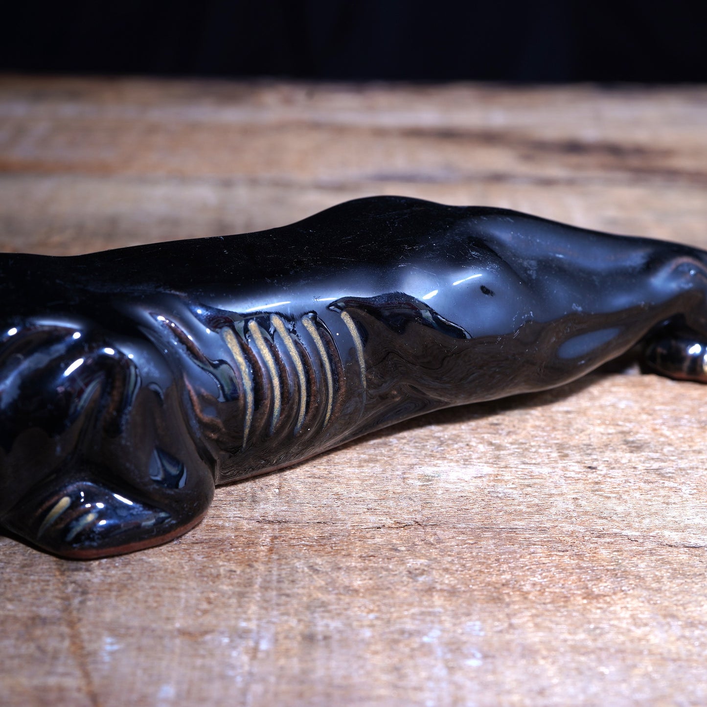 1950's ブラックパンサー オブジェ 22cm