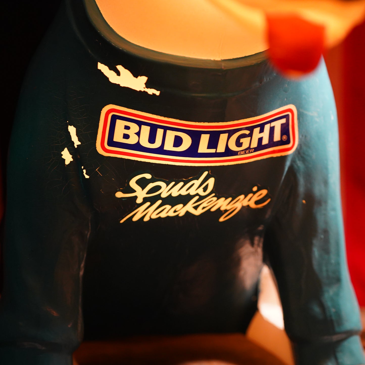 1987 Bud Light Spuds Mackenzie ランプ ライトサイン