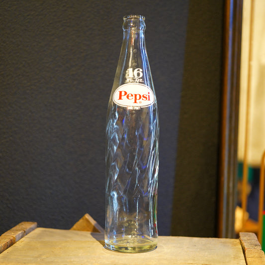 1960's Pepsi Cola ソーダボトル ガラス瓶 大