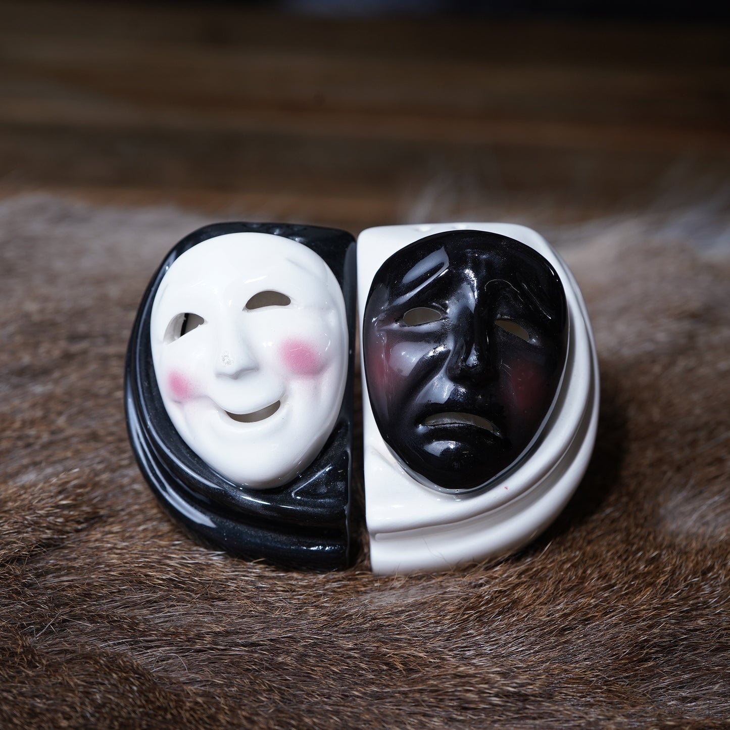 1980's トゥーフェイス ソルト&ペッパー CLAY ART社製