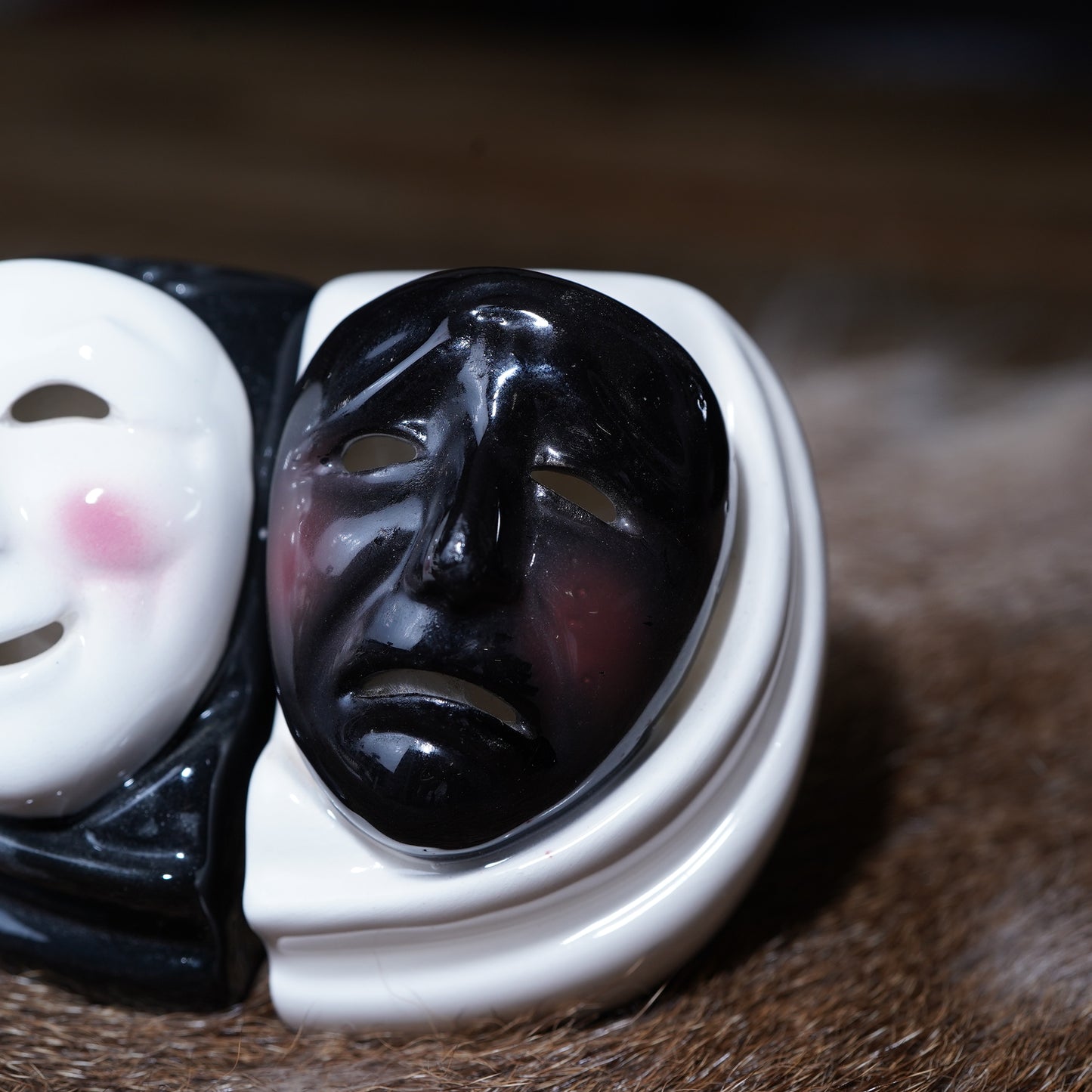 1980's トゥーフェイス ソルト&ペッパー CLAY ART社製