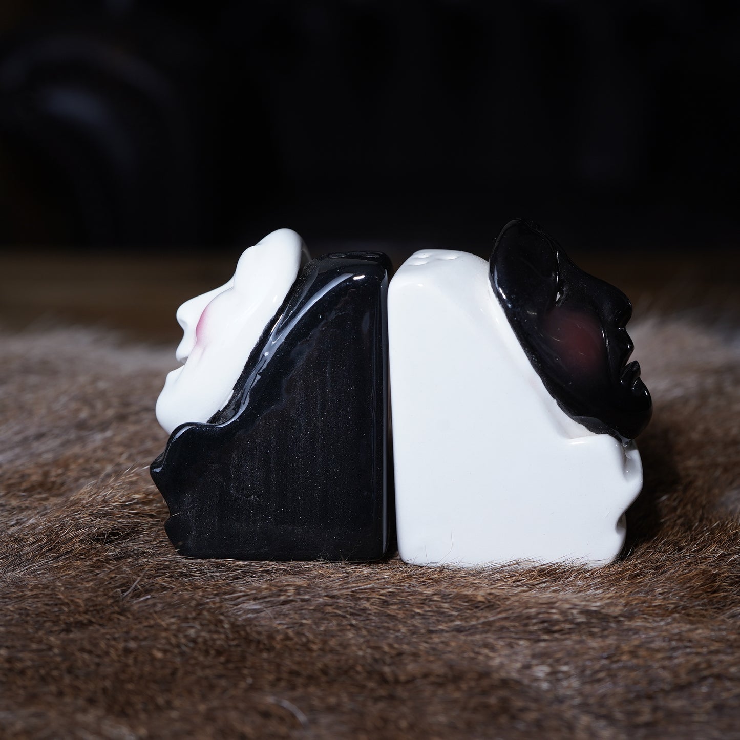 1980's トゥーフェイス ソルト&ペッパー CLAY ART社製