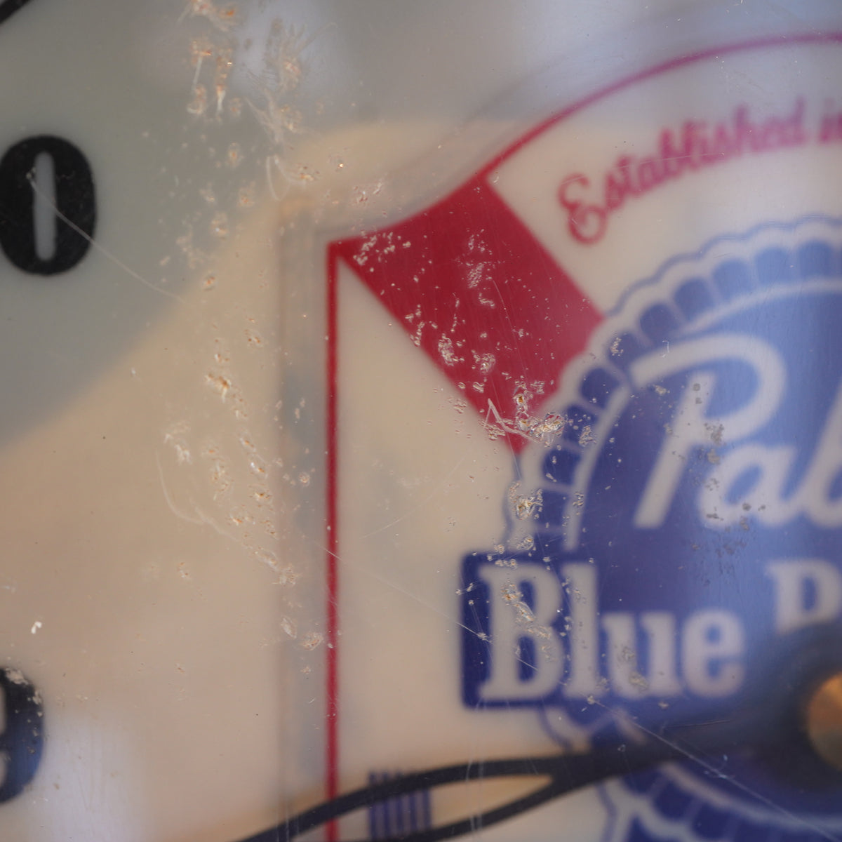 1970's Pabst Blue Ribbon 振り子時計 ライトサイン