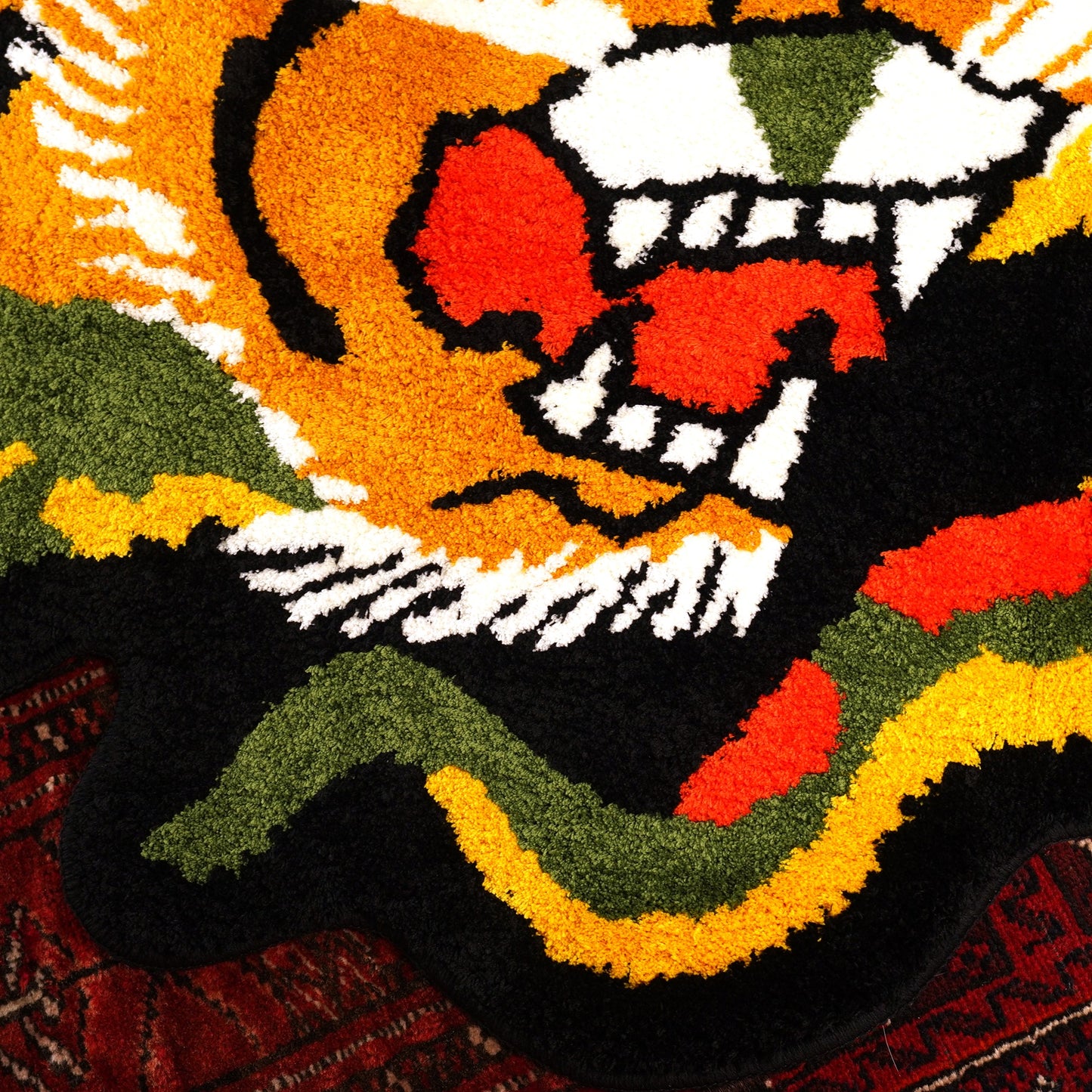 ※予約 SK OLDIES ラグマット “tiger x snake” ※9月中旬発送予定