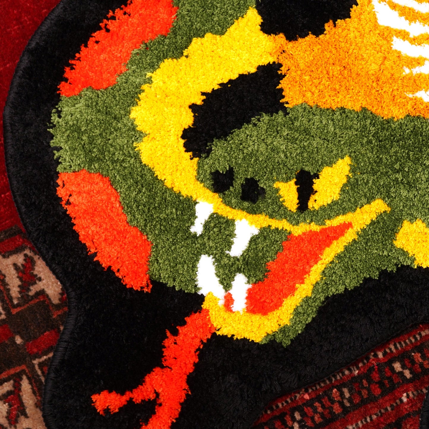 ※予約 SK OLDIES ラグマット “tiger x snake” ※9月中旬発送予定