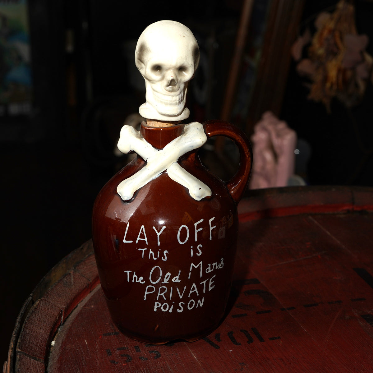 1950's SKULL デキャンタ ボトル