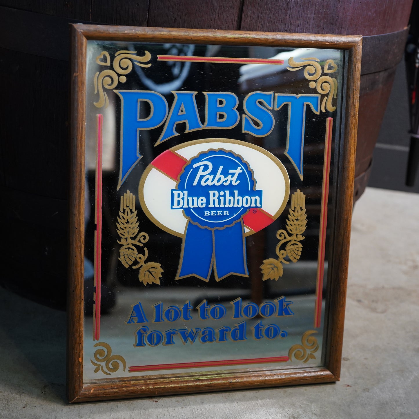 Pabst Blue Ribbon パブミラー