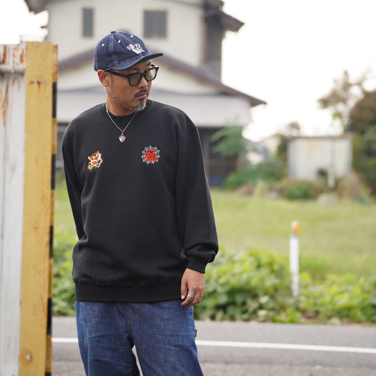SK OLDIES CREW SWEAT "FUKU"
