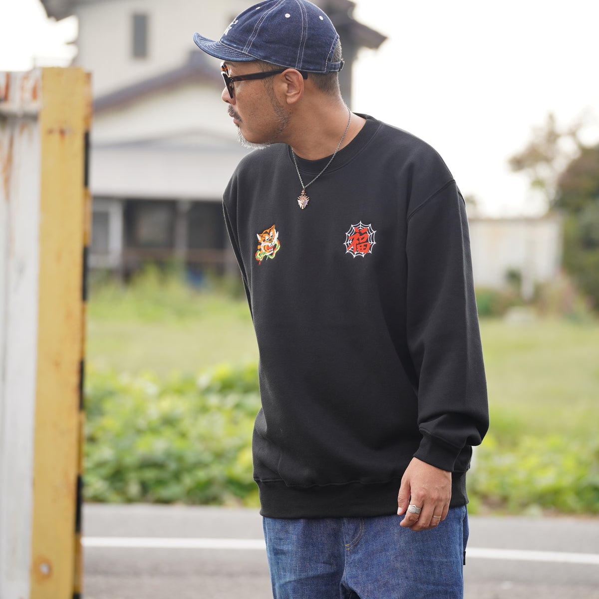 SK OLDIES CREW SWEAT "FUKU"