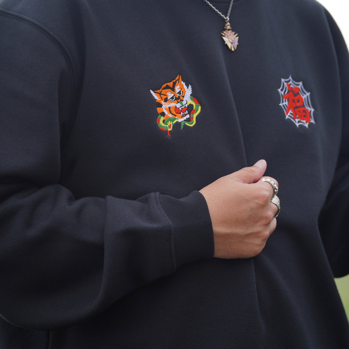 SK OLDIES CREW SWEAT "FUKU"