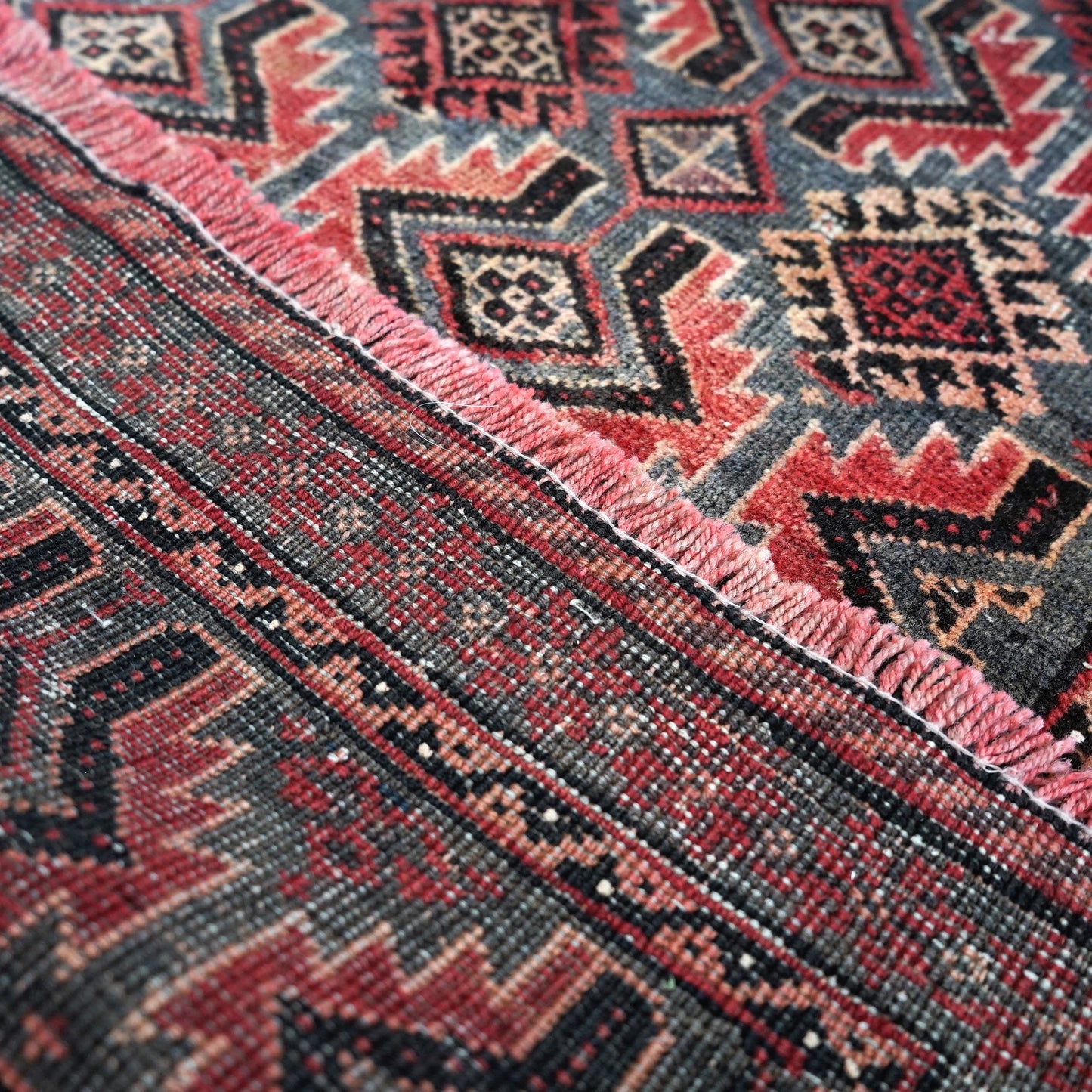 1970's Vintage トライバルラグ BALUCH 130×73 (293FA)