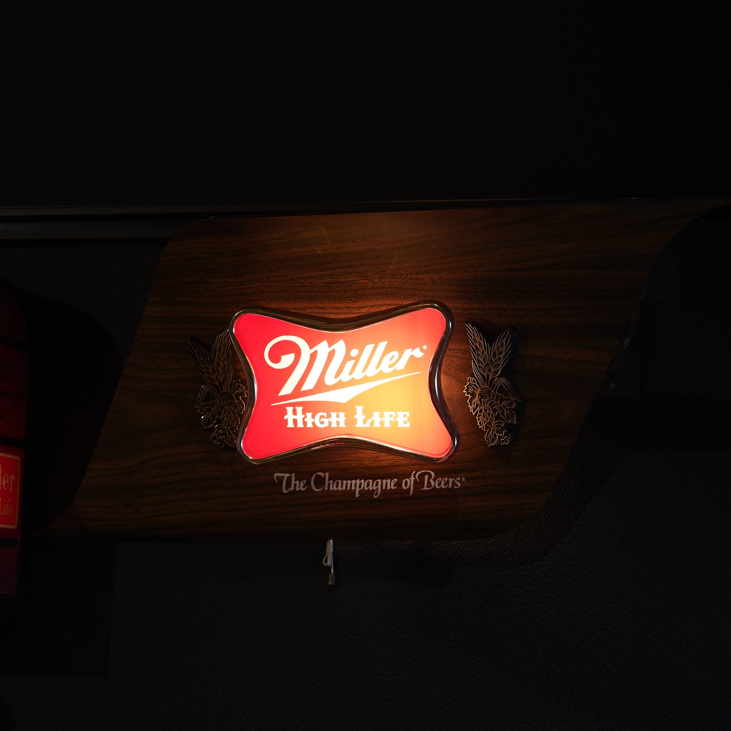 MILLER HIGH LIFE BEER ライトサイン