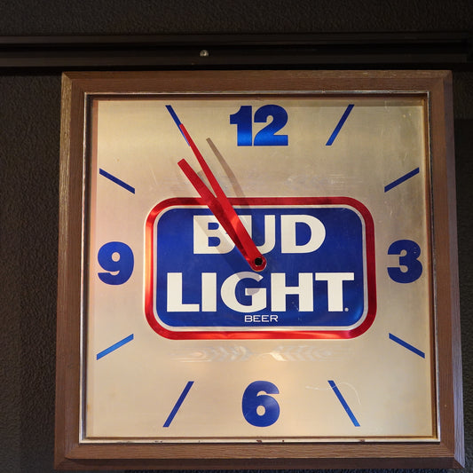 1980's Bud Light 掛け時計