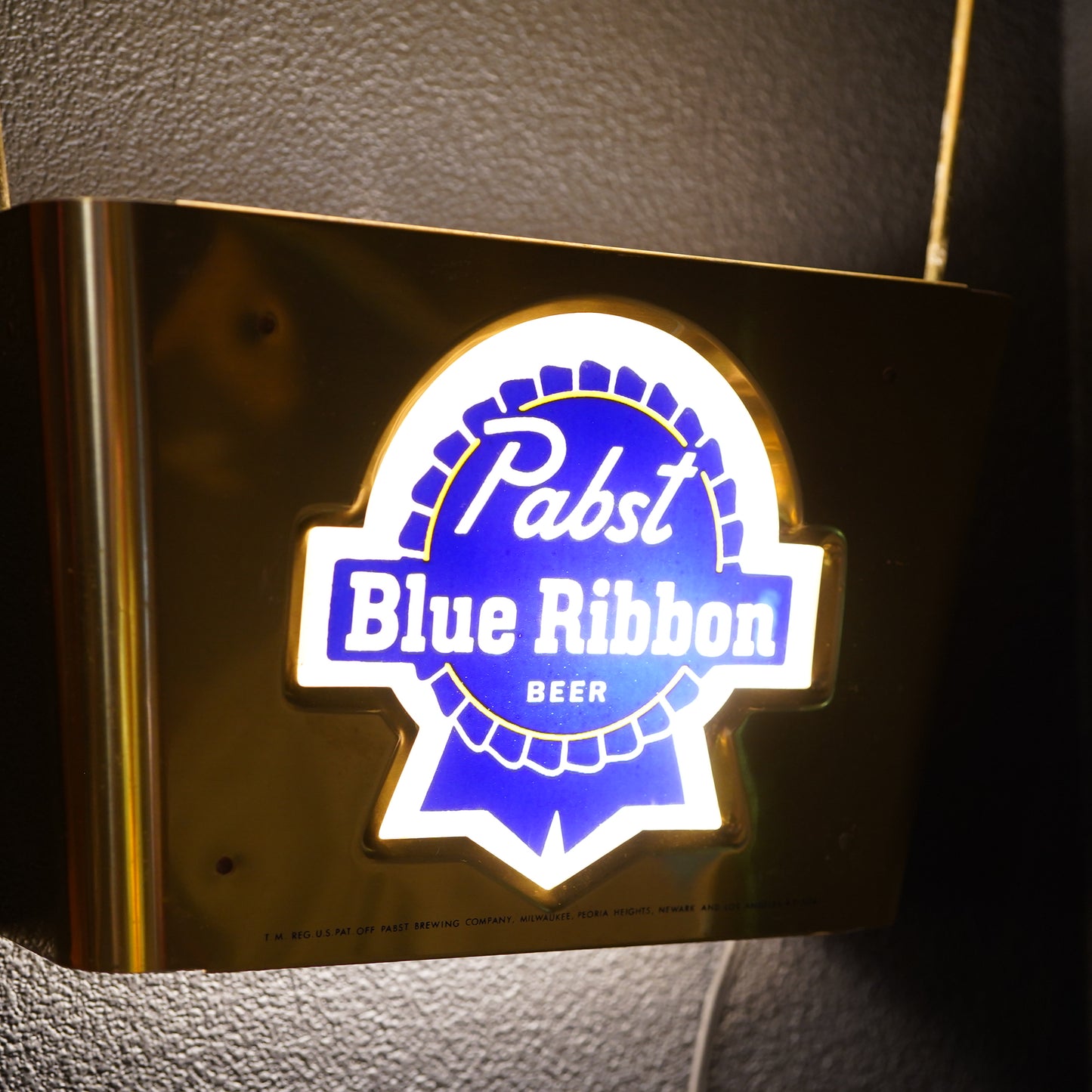 Pabst Blue Ribbon ライトサイン