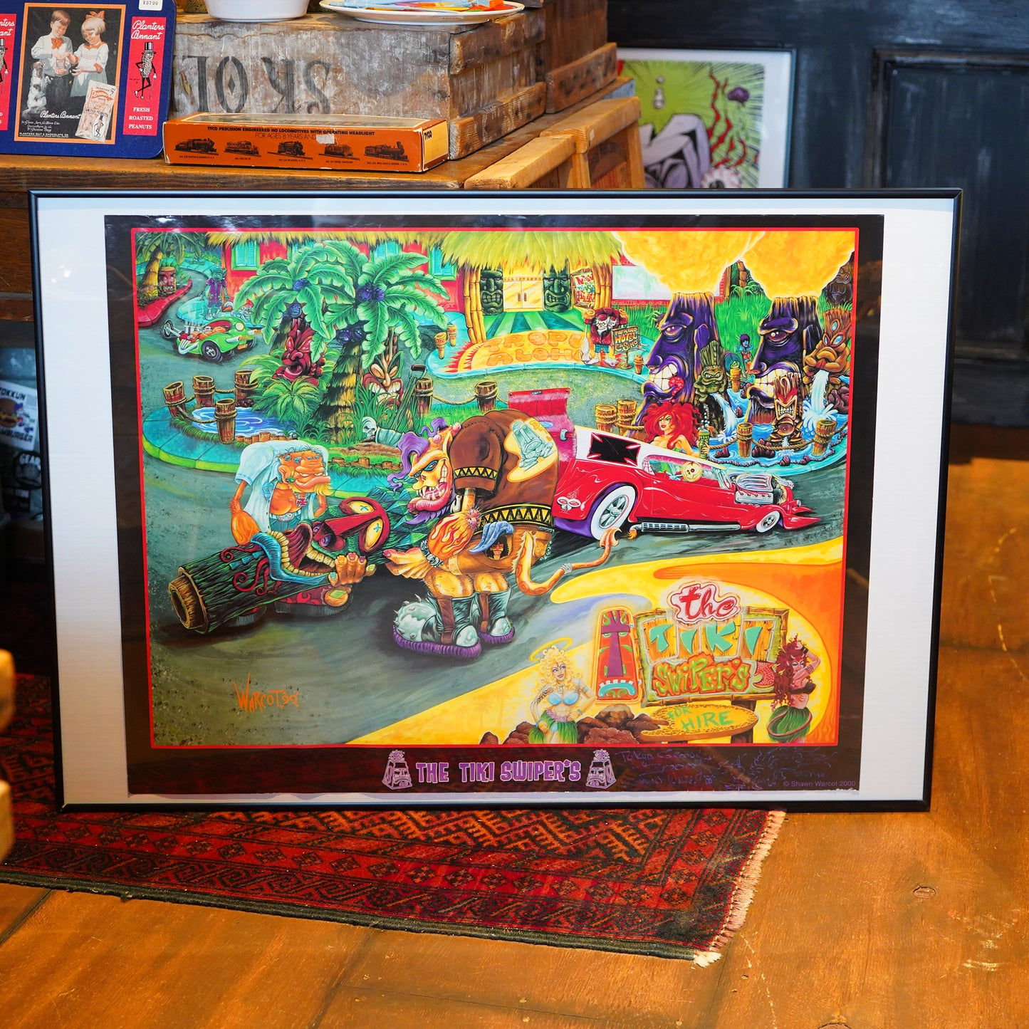 2000's Shawn Warcot "THE TIKI SWIPER'S" サイン入り ポスター