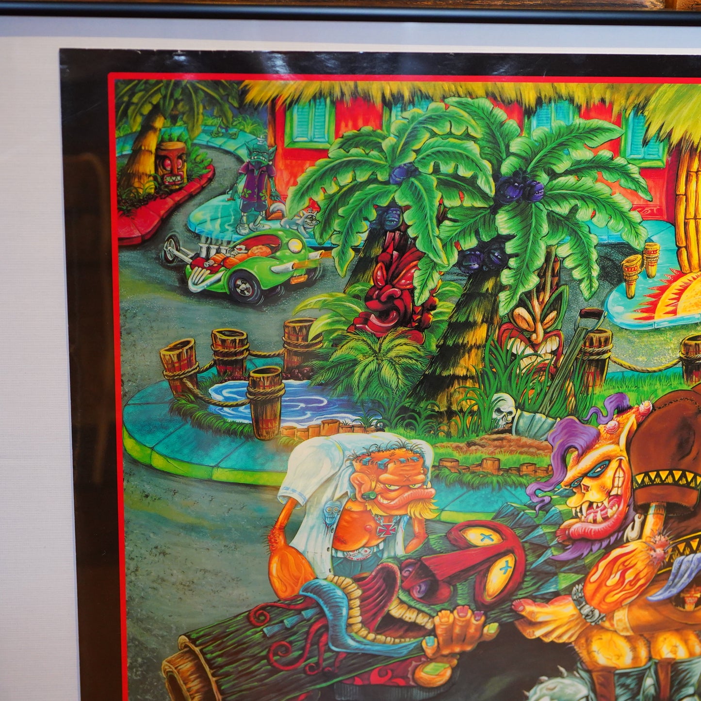 2000's Shawn Warcot "THE TIKI SWIPER'S" サイン入り ポスター