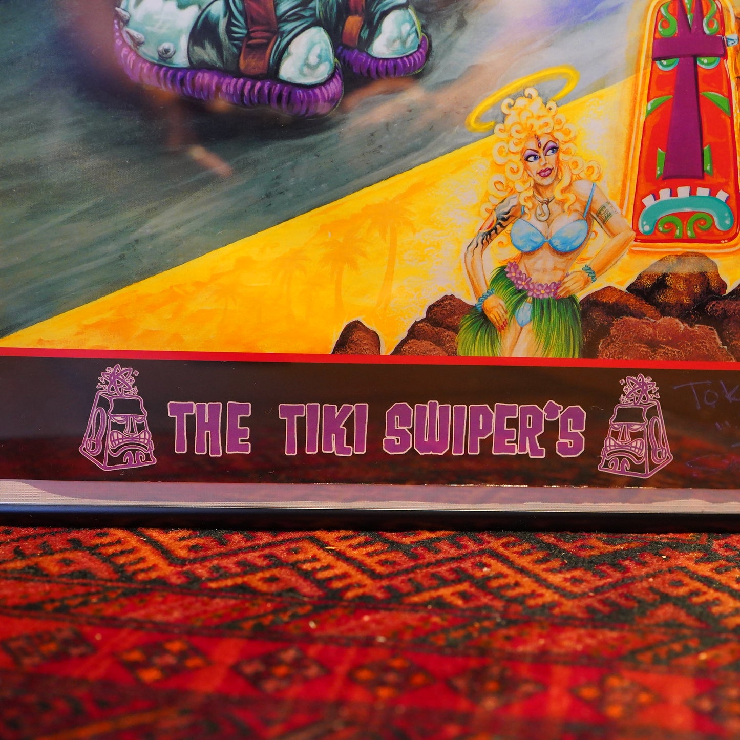 2000's Shawn Warcot "THE TIKI SWIPER'S" サイン入り ポスター