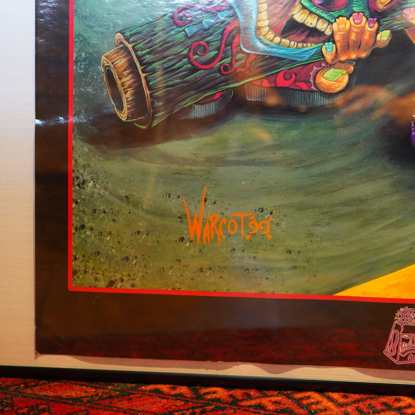 2000's Shawn Warcot "THE TIKI SWIPER'S" サイン入り ポスター