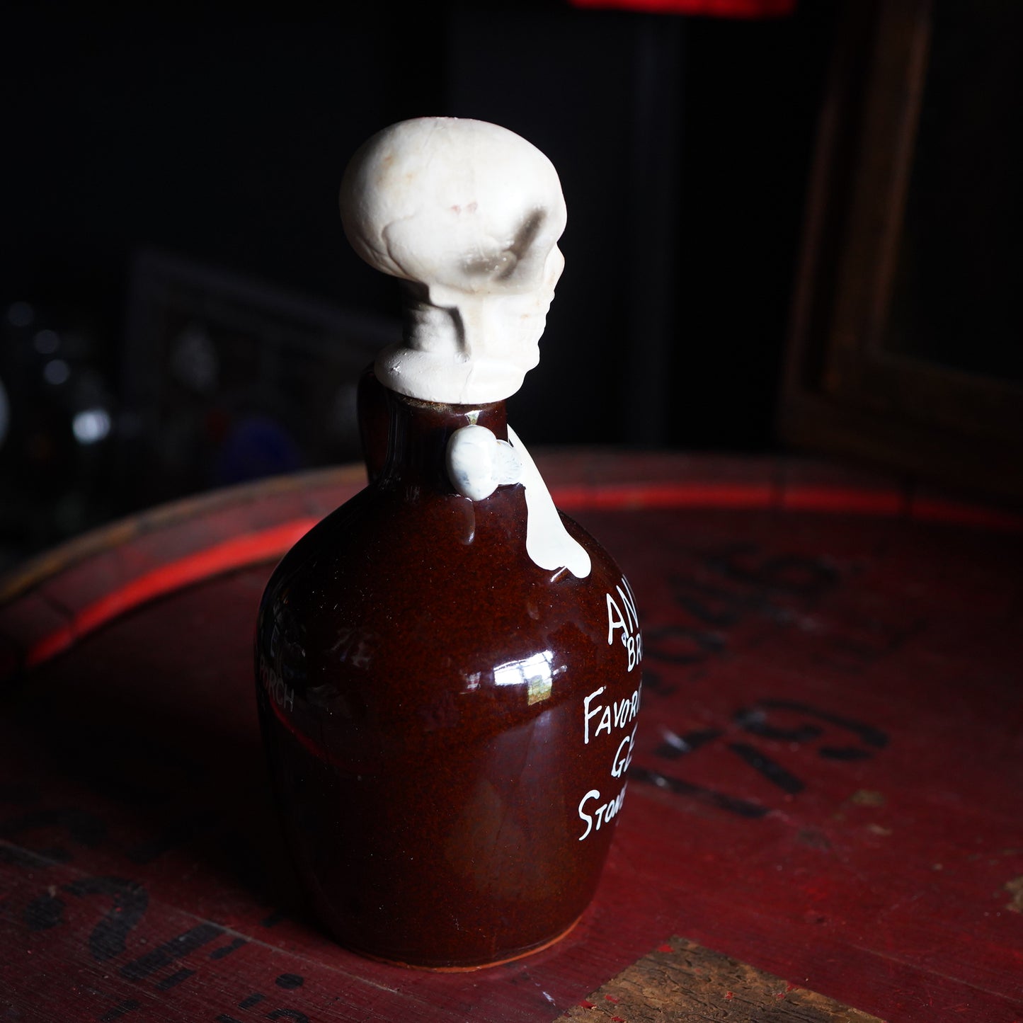 1950's SKULL デキャンタボトル