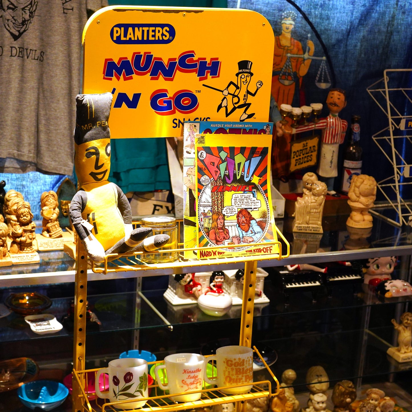 1980～90's Mr.Peanut ディスプレイラック
