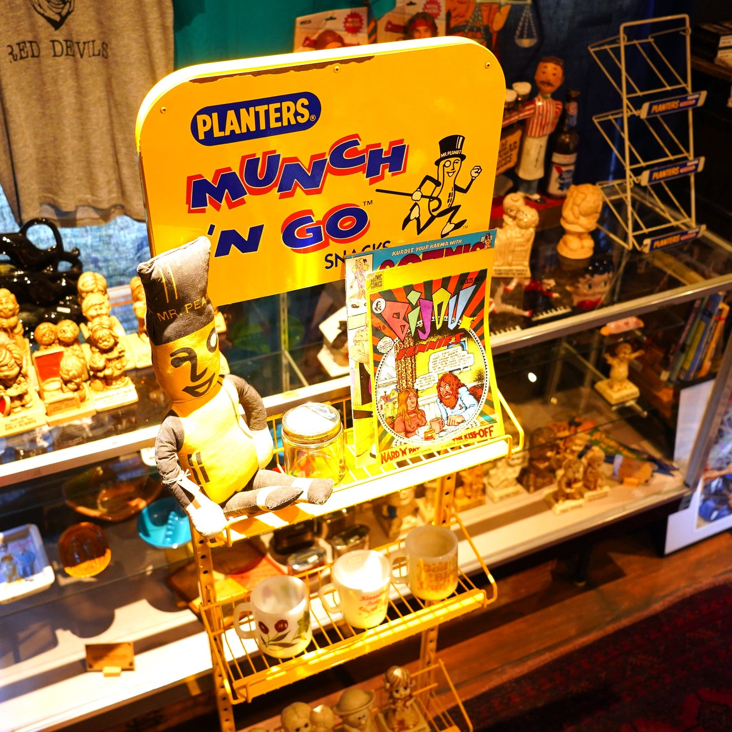 1980～90's Mr.Peanut ディスプレイラック