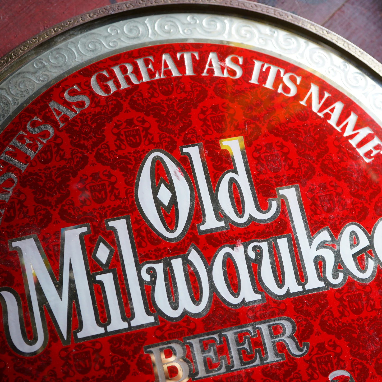 1970's Old Milwaukee パブミラー