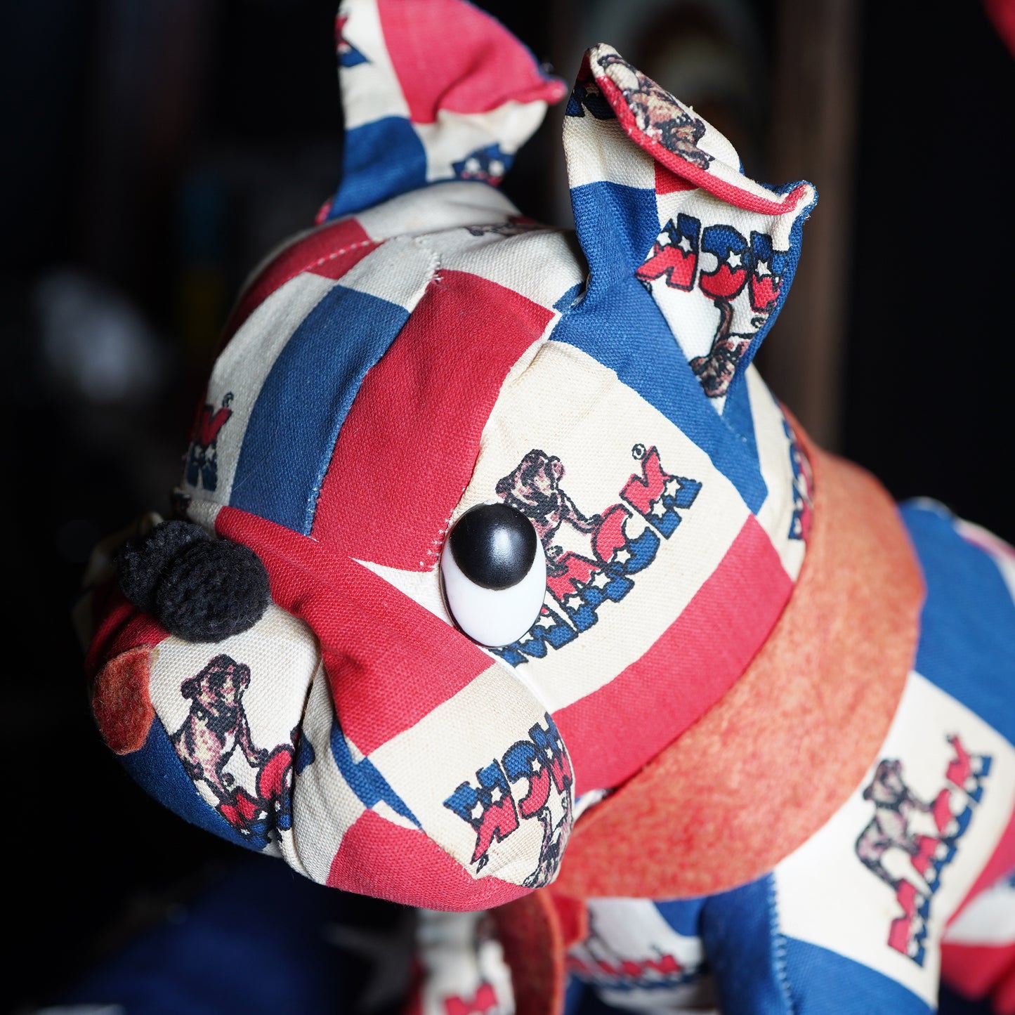 1970's Mack Truck  Bulldog Plush Toy By Keith Smykal