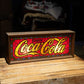 1970's Coca-Cola ステンドグラス ライトサイン