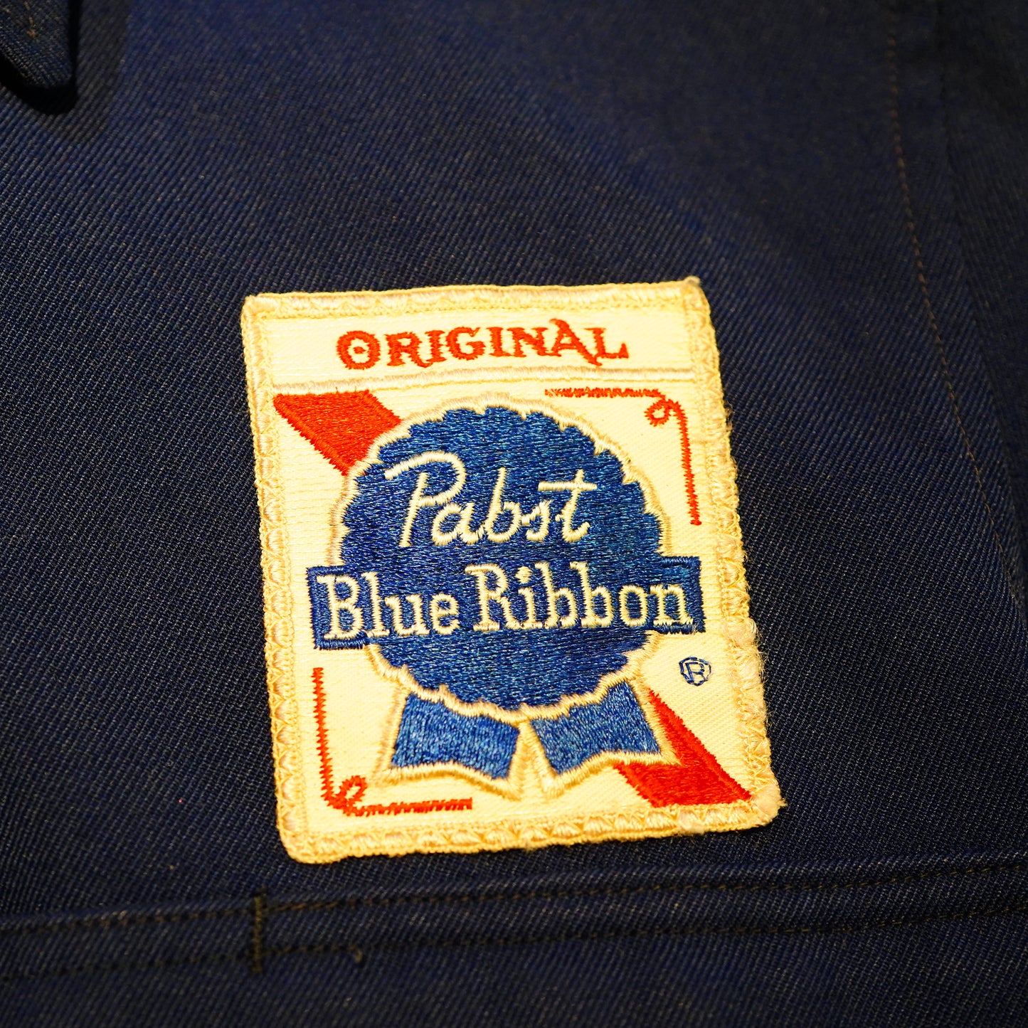 1960's Pabst Blue Ribbon ワークジャケット ネイビー