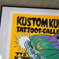 1990～00's THE PIZZ "KUSTOM KULTURE INK" シルクスクリーンポスター