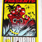 00's THE PIZZ "CALIFORNIA SCREAMIN" シルクスクリーンポスター