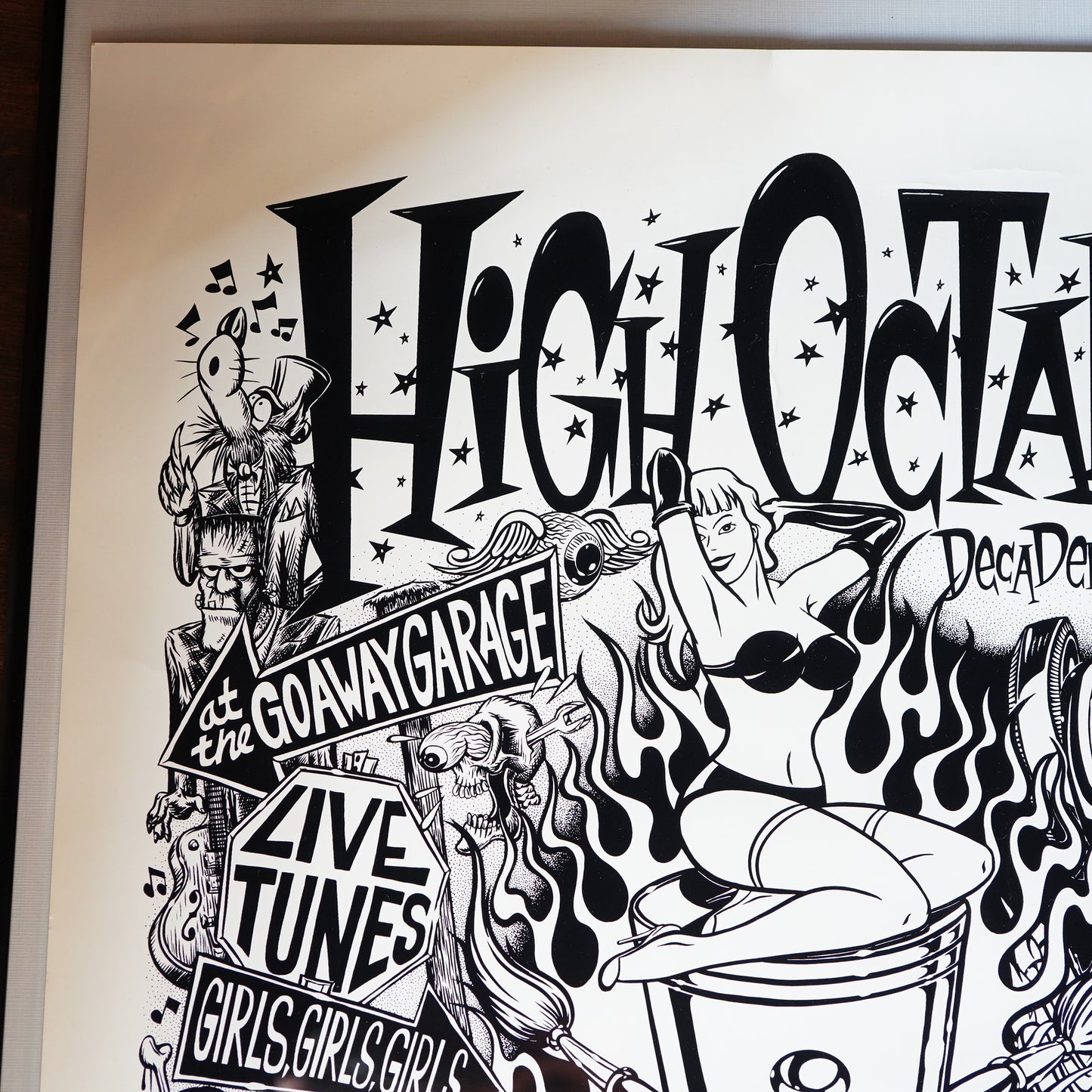 1990's Dennis McPhail "HIGH OCTANE DECADENCE" ポスター