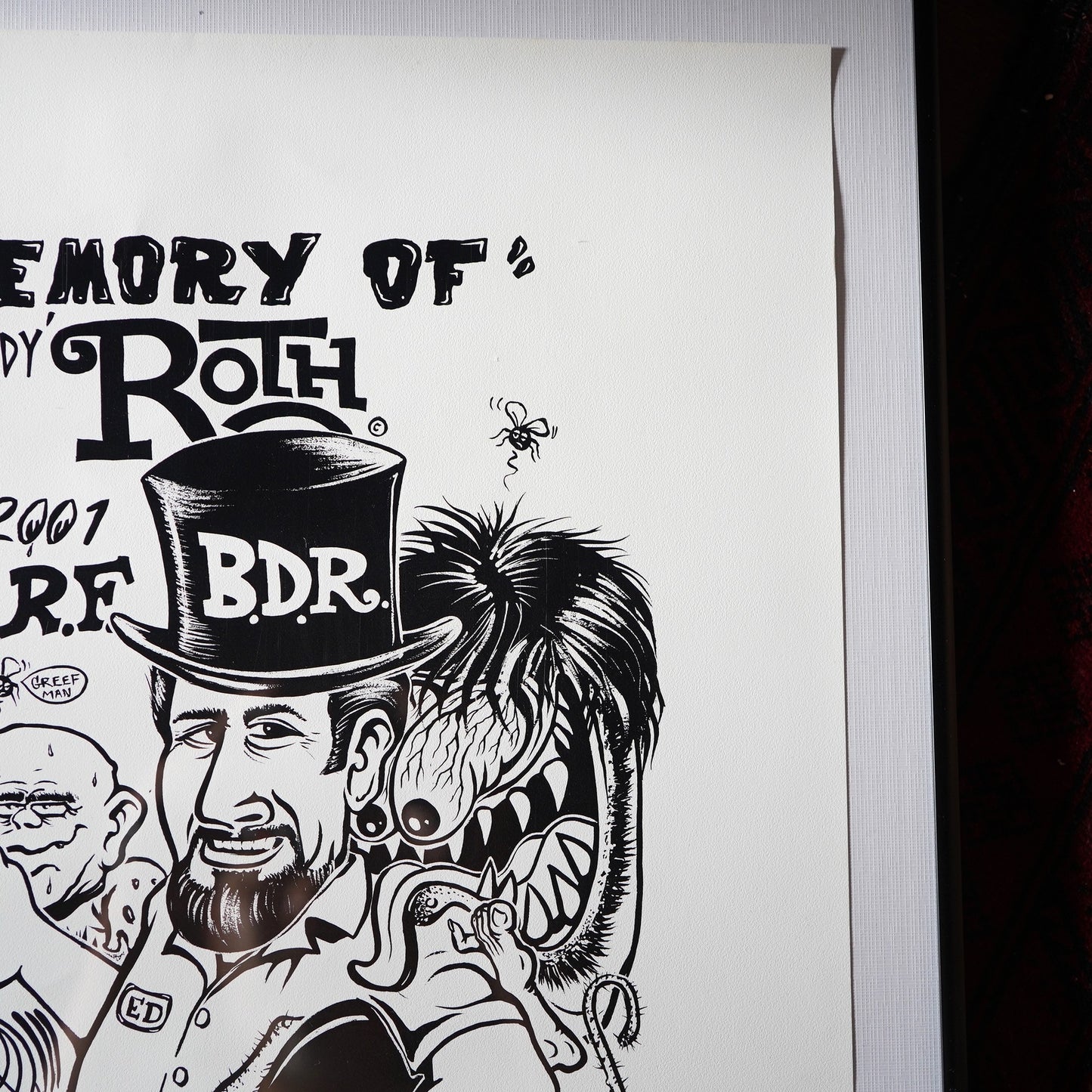 00's VON FRANCO "IN MEMORY OF Ed'BIG DADDY'ROTH" ポスター