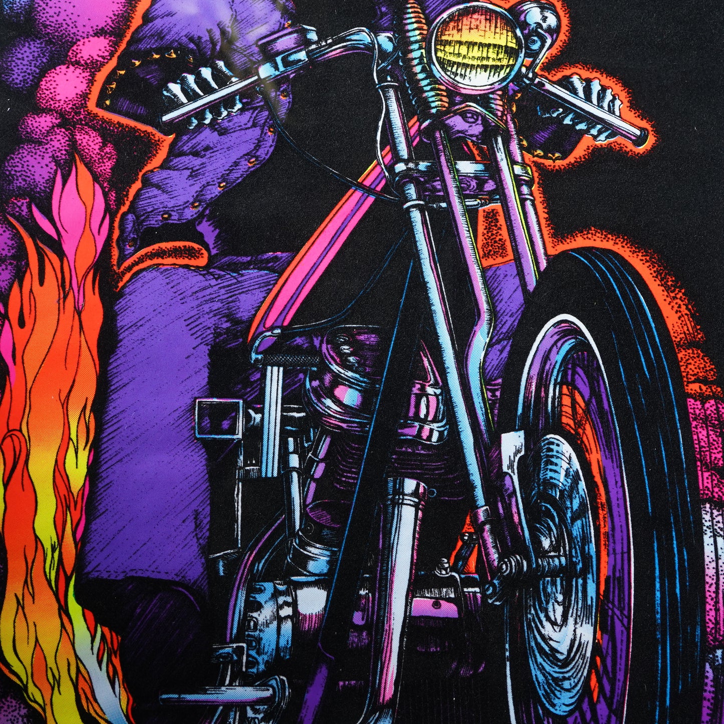 1980's ブラックライトポスター "HIGHWAY TO HELL"