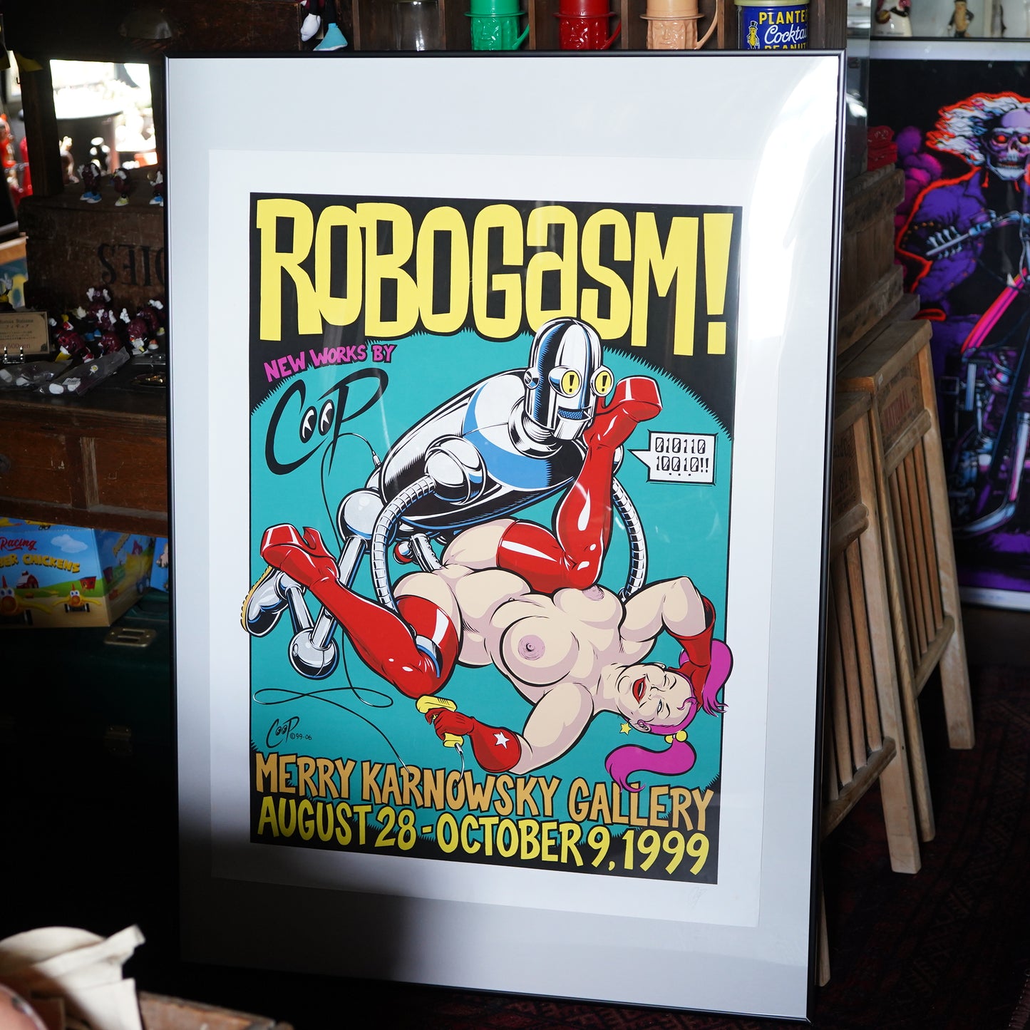 1990's COOP "ROBOGASM!" サイン入り ポスター