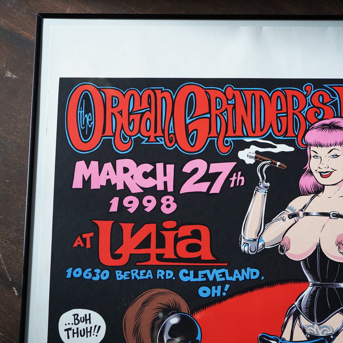 1990's COOP "THE ORGAN GRINDER'S BALL" サイン入り ポスター