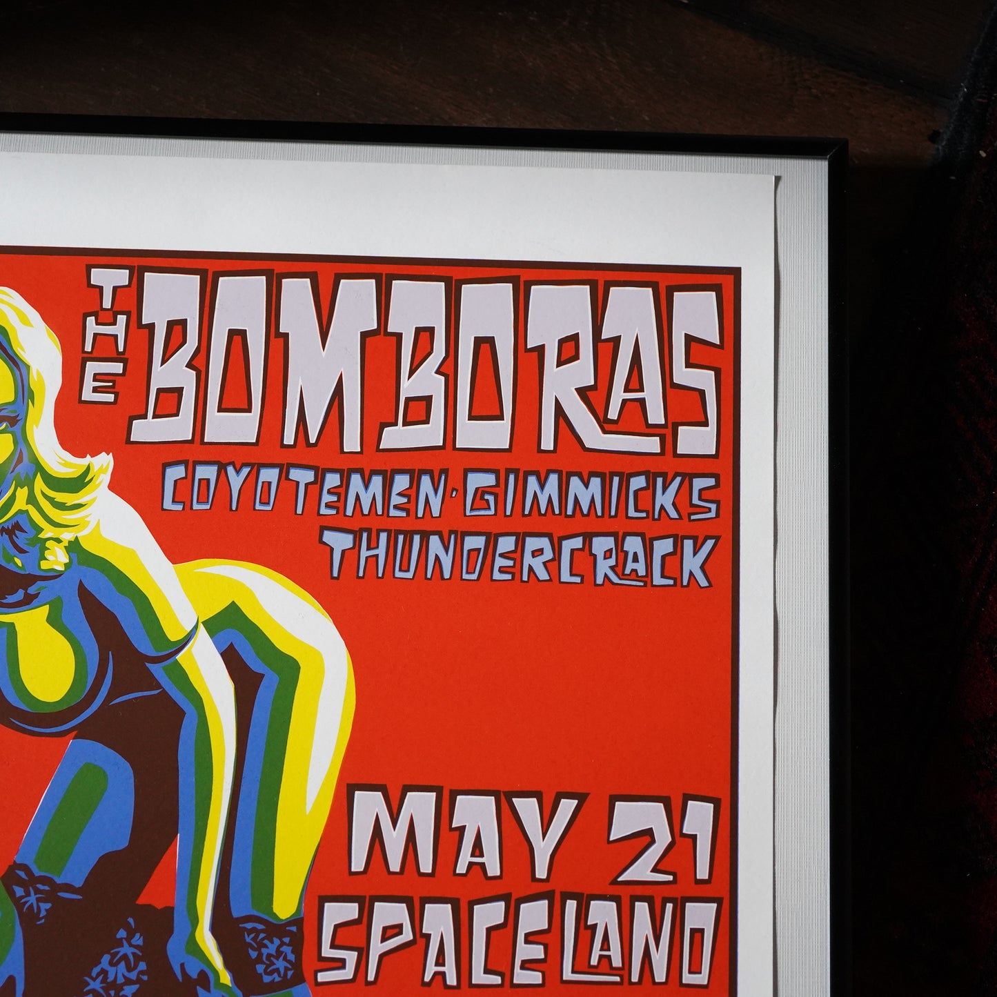 1990's MARCO ALMERA "THE BOMBORAS" サイン入り ポスター