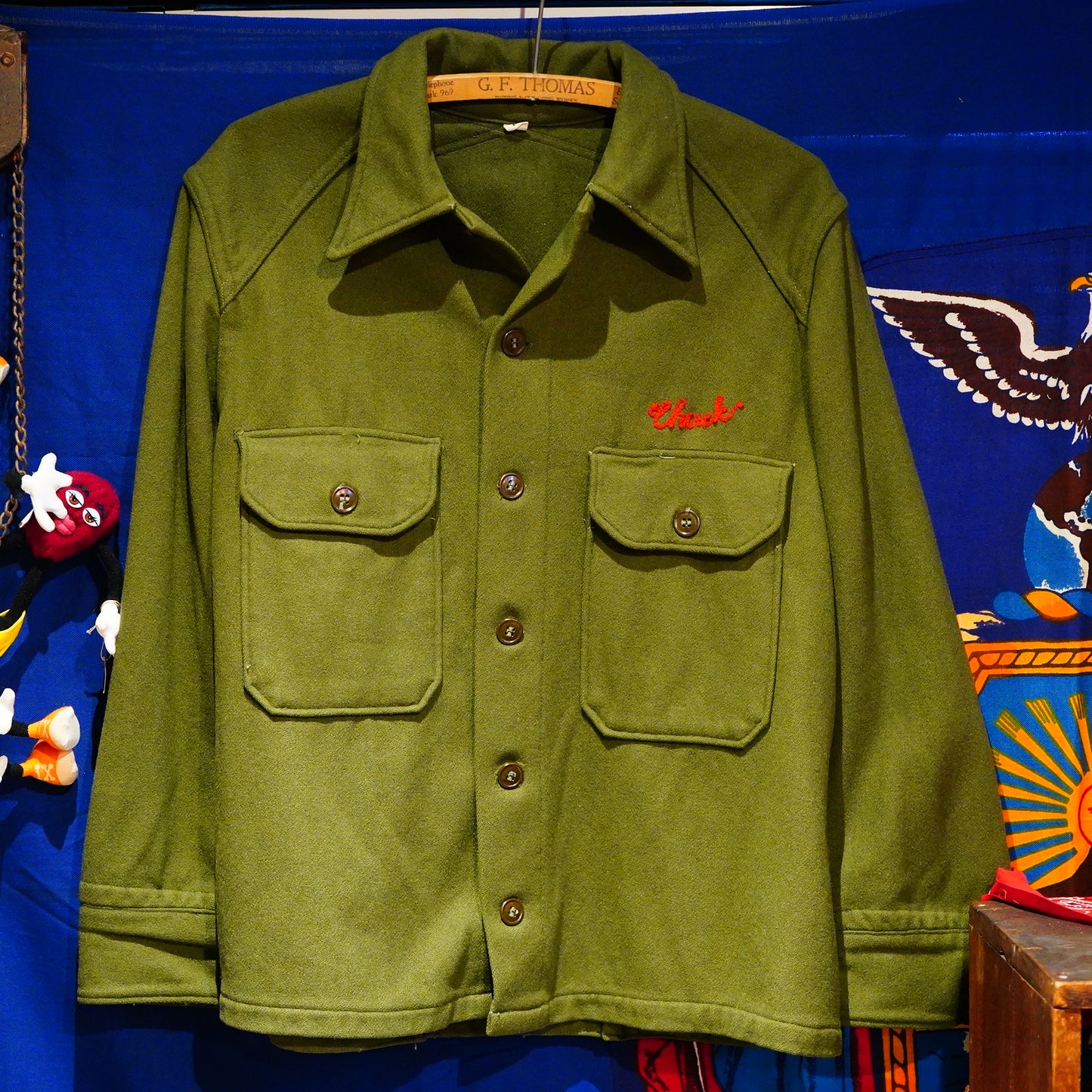 SK OLDIES 1950's U.S.ARMY WOOL シャツ