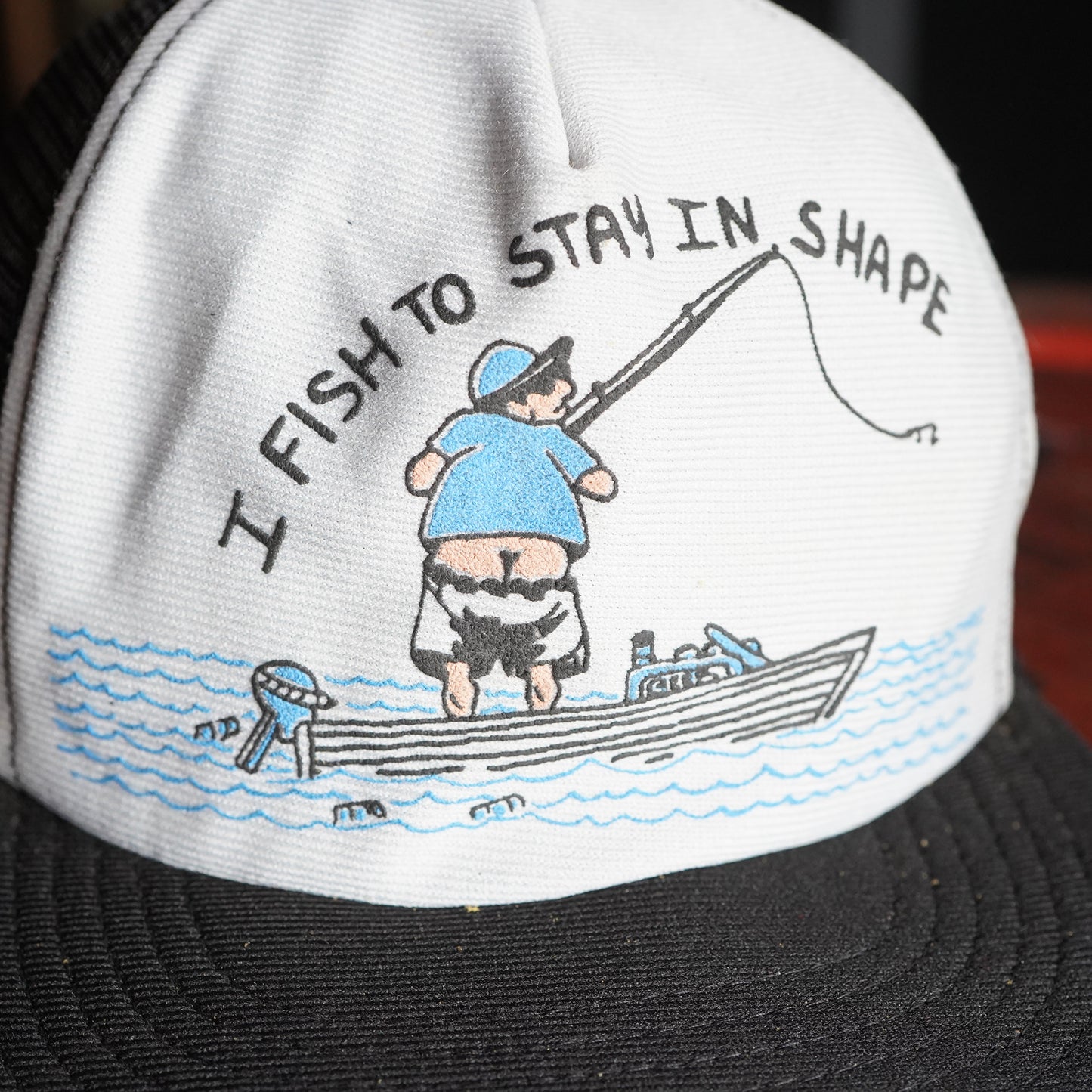 1980's I FISH STAY IN SHAPEキャップ