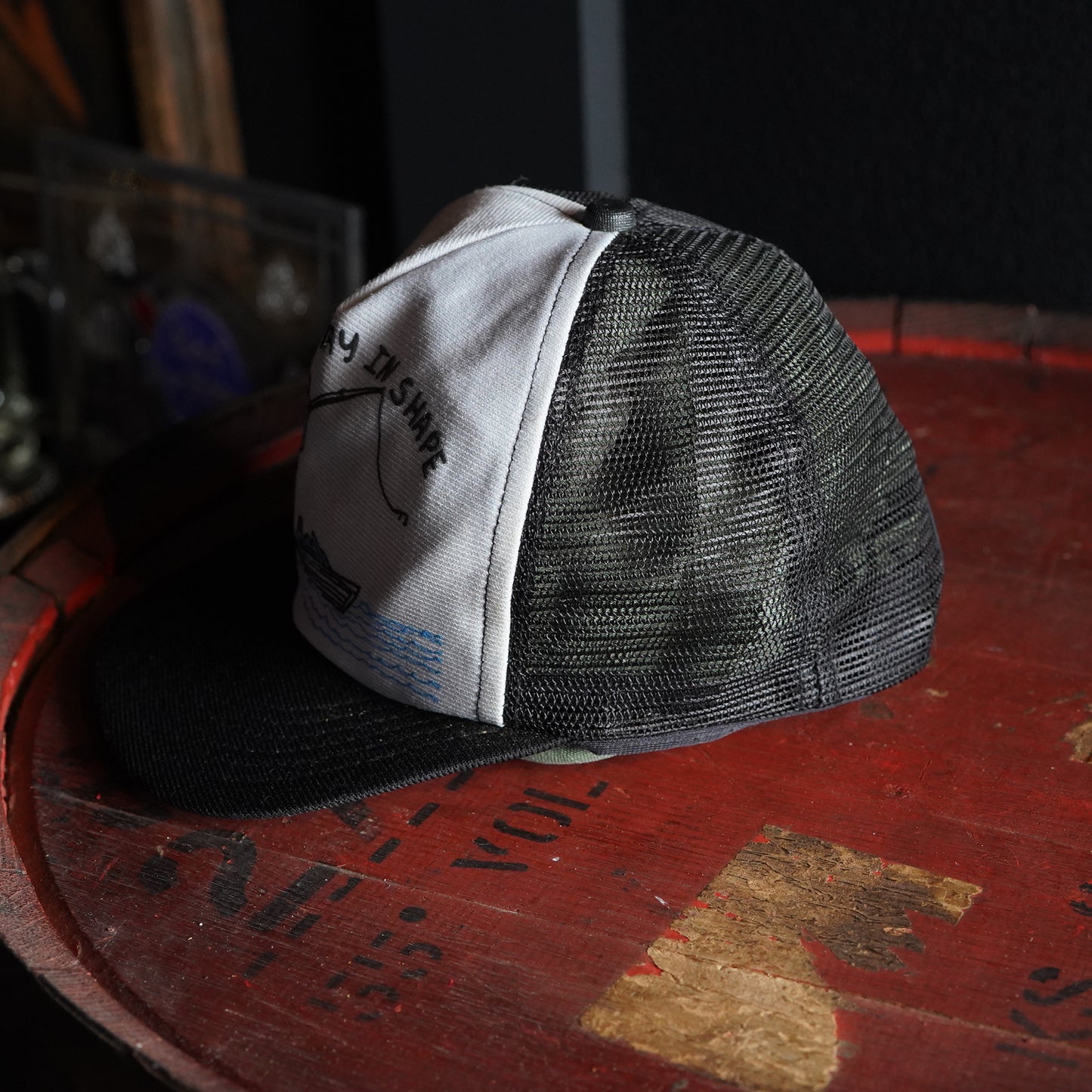 1980's I FISH STAY IN SHAPEキャップ