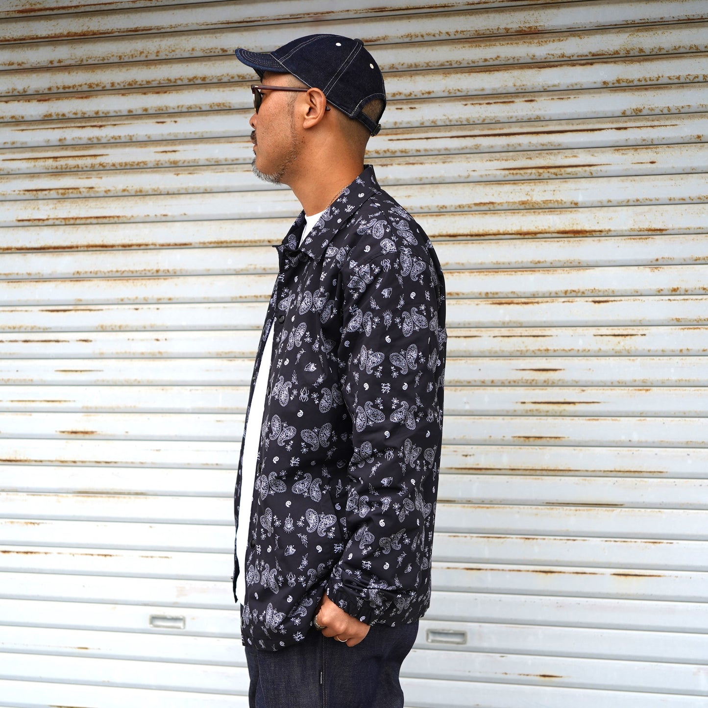 SK OLDIES コーチジャケット "Old Town Paisley Coach"