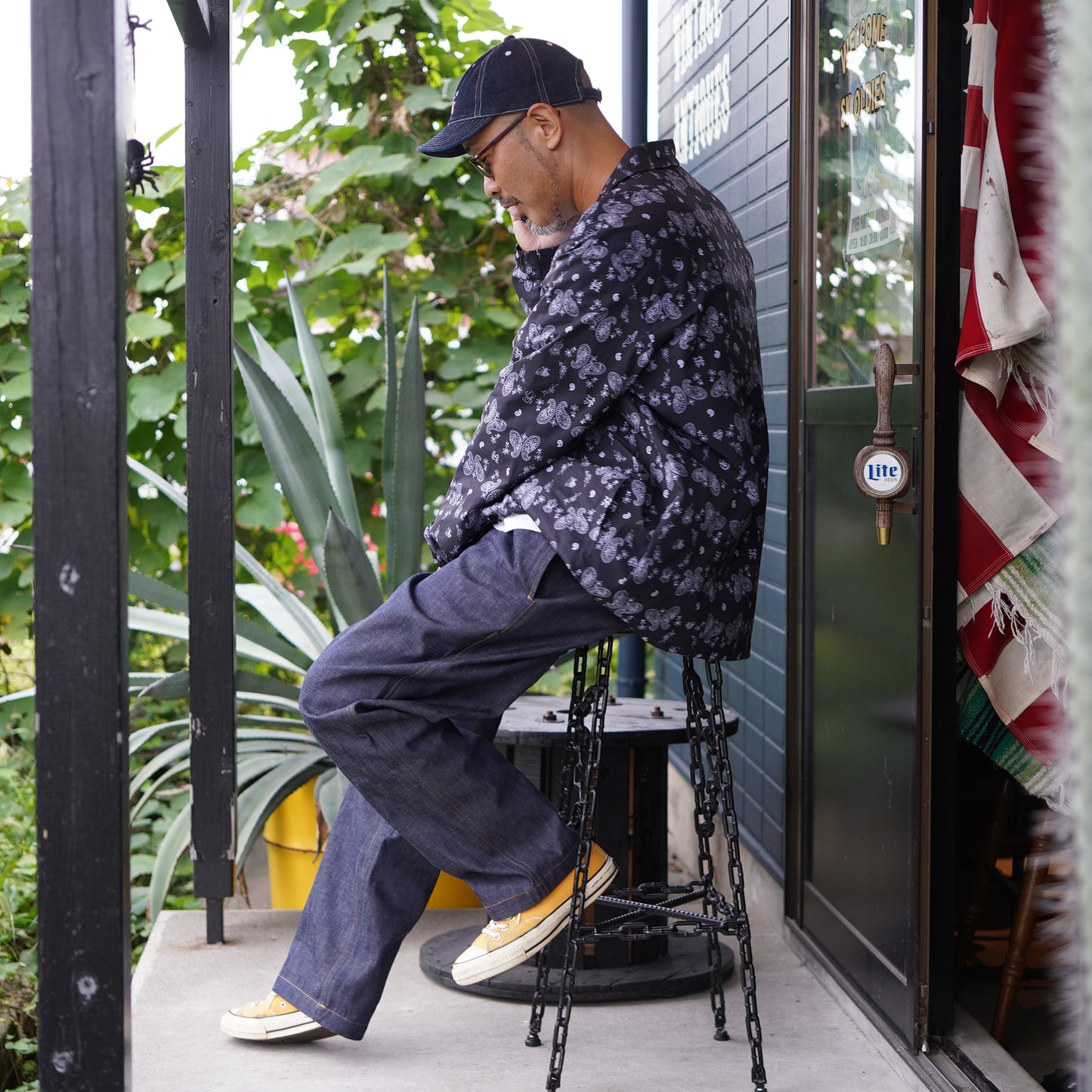 SK OLDIES コーチジャケット "Old Town Paisley Coach"