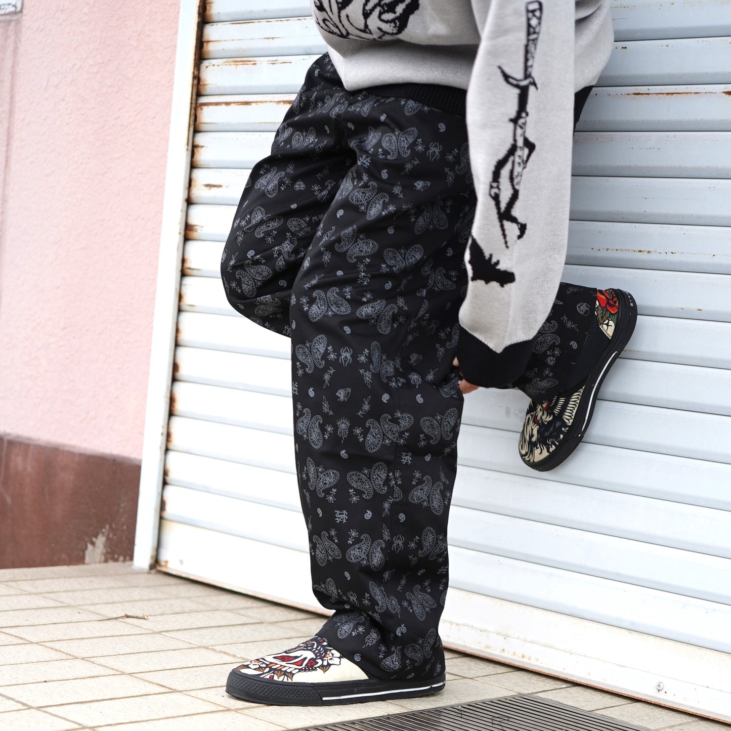 SK OLDIES ペイズリー イージーパンツ "Old Town Paisley Easy"