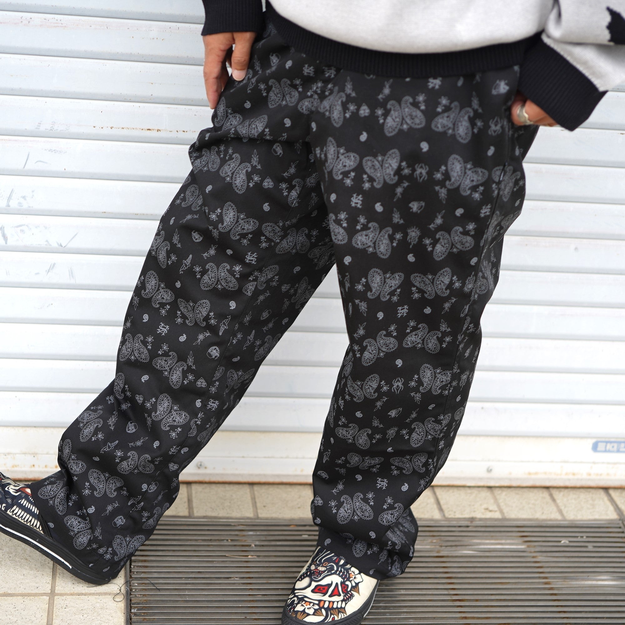 WAX \"Paisley pants\" イージーパンツ SELECT SHOP HEMSTITCH 仙台 | . WAX Paisley shirts(ペイズリー