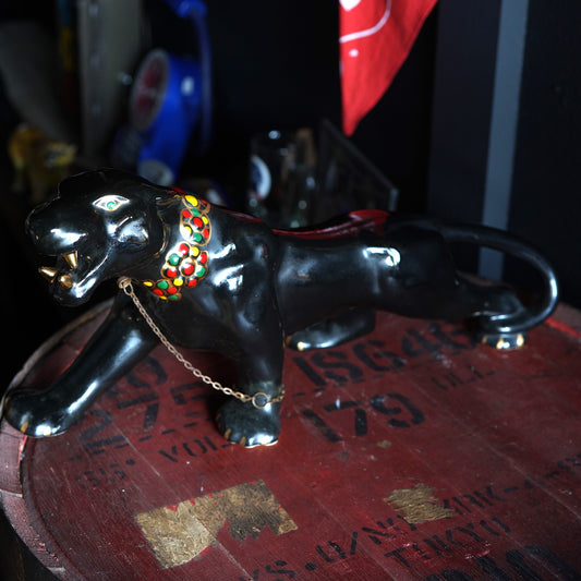 1950's ブラックパンサー プランターオブジェ