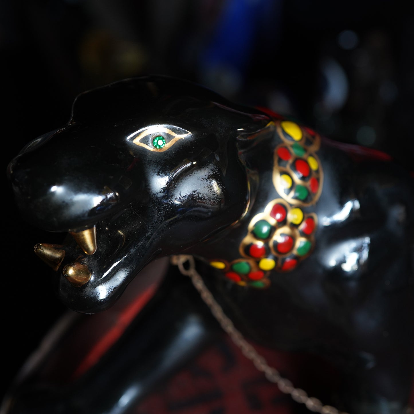 1950's ブラックパンサー プランターオブジェ