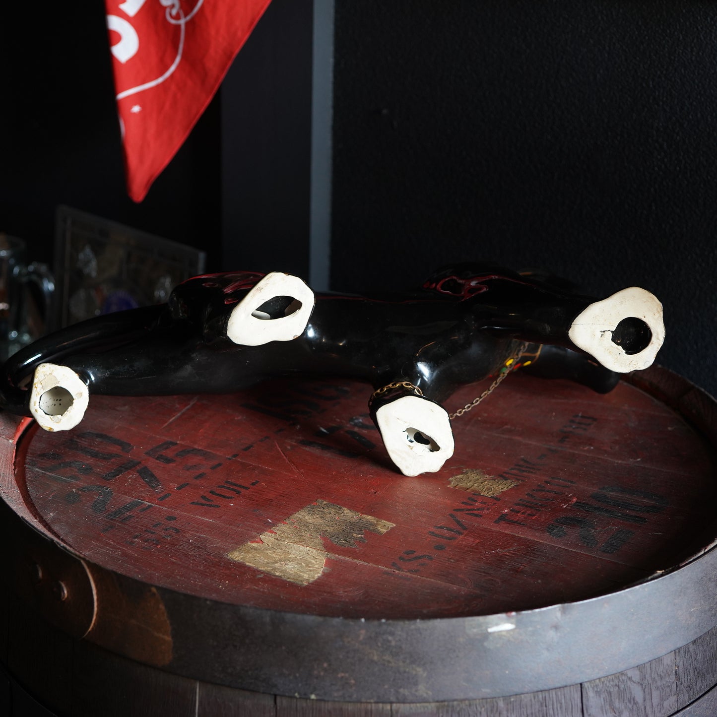 1950's ブラックパンサー プランターオブジェ