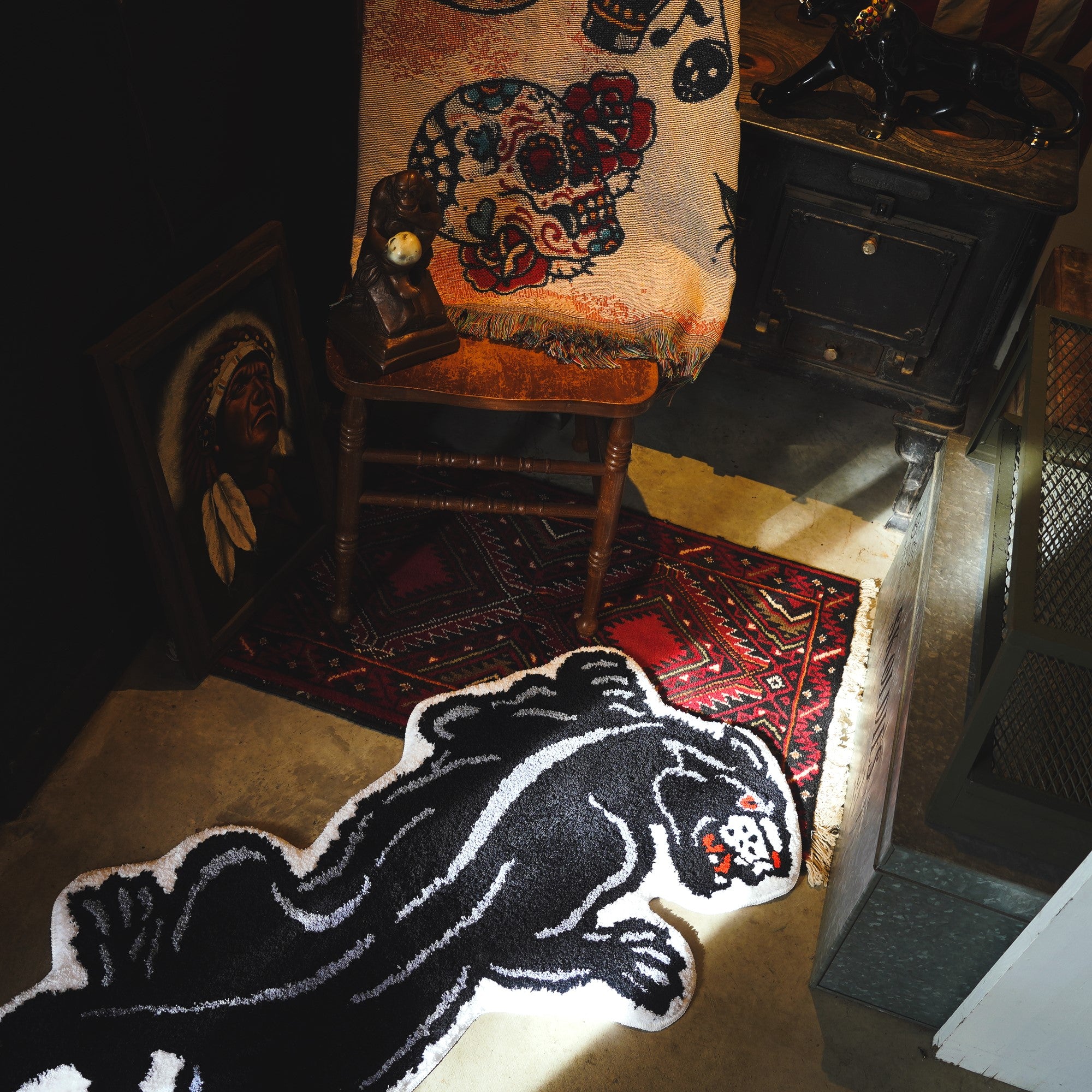 予約】SK OLDIES ラグマット BLACK PANTHER2 ※1月上旬入荷予定分